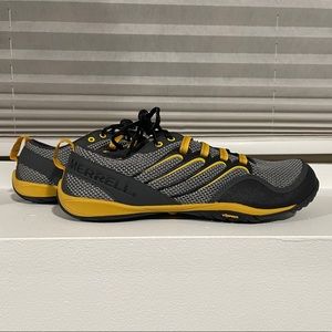 Men’s Merrell Barefoot Trail Glove Shoes - Smoke Adventure Yellow